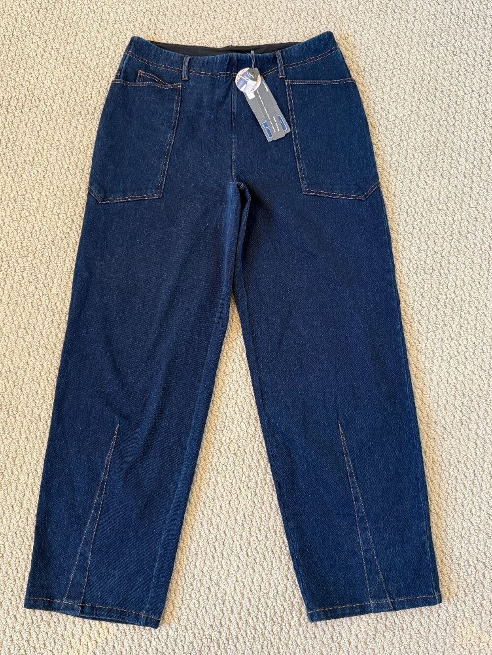 NWT Lysse Penelope Curved (Barrel) Cuffed Denim